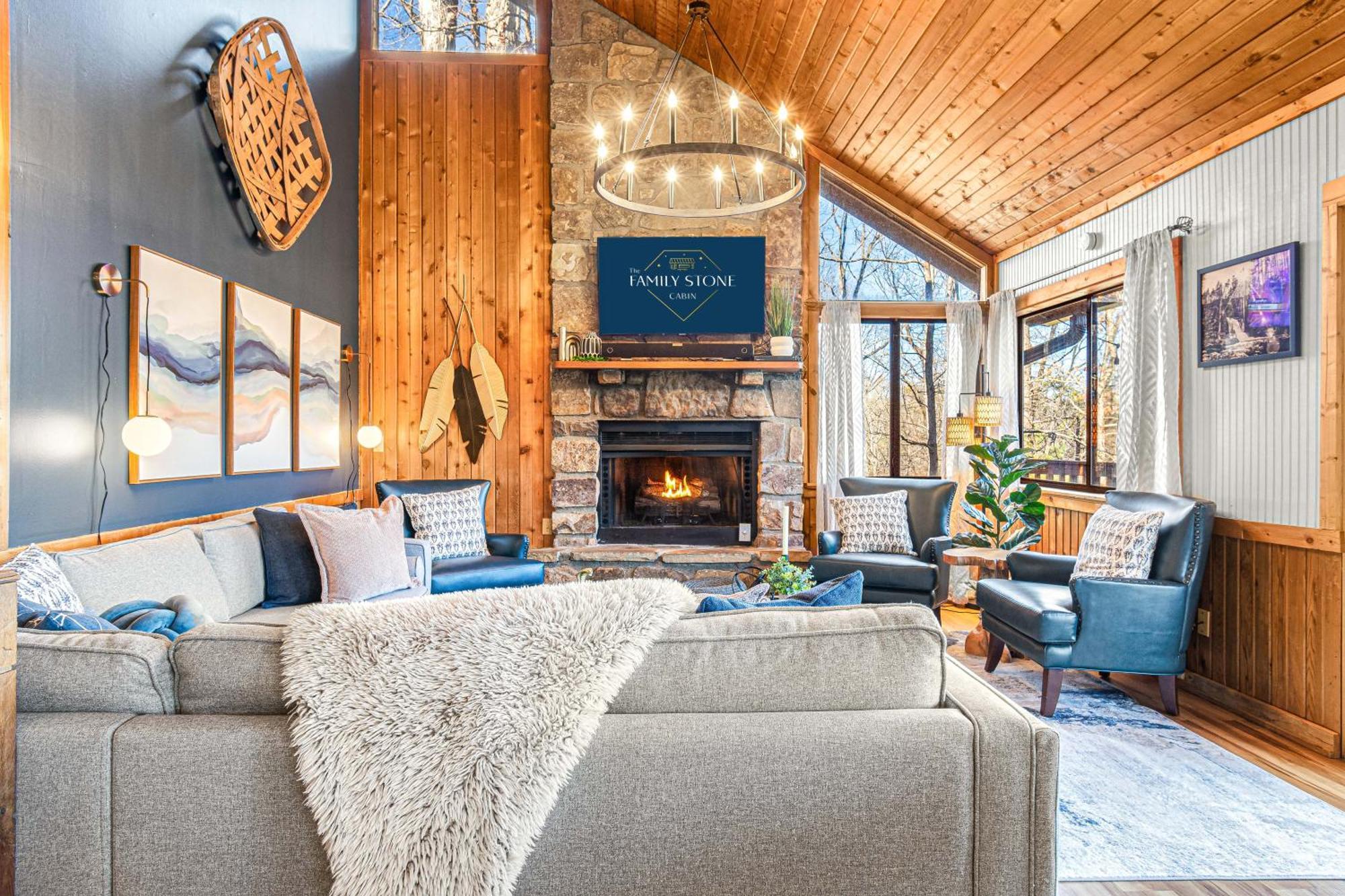 The Family Stone Luxe Cabin Sleeps 12 Hot Tub Dogfriendly Dollywood Pigeon Forge Zewnętrze zdjęcie