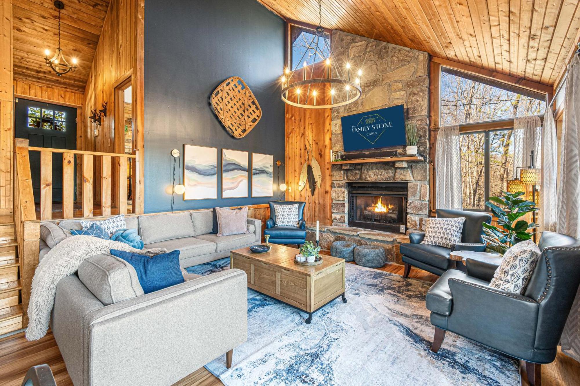 The Family Stone Luxe Cabin Sleeps 12 Hot Tub Dogfriendly Dollywood Pigeon Forge Zewnętrze zdjęcie