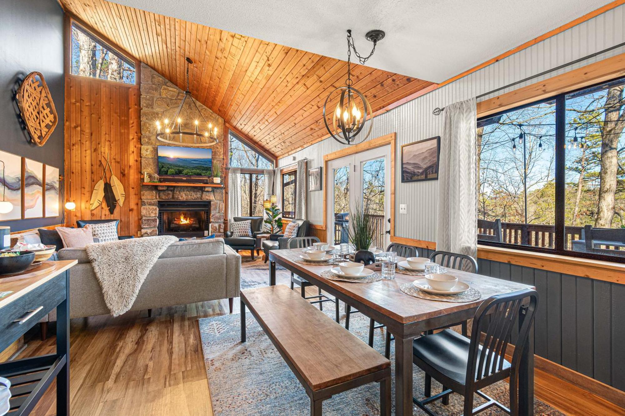 The Family Stone Luxe Cabin Sleeps 12 Hot Tub Dogfriendly Dollywood Pigeon Forge Zewnętrze zdjęcie